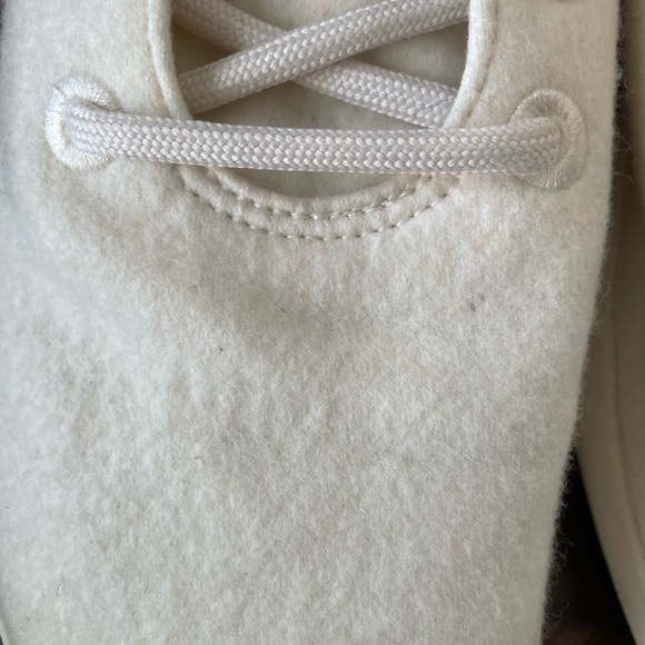 Allbirds Wool Cruiser Off White Lace-Up Sneakers - Picture 4 of 5